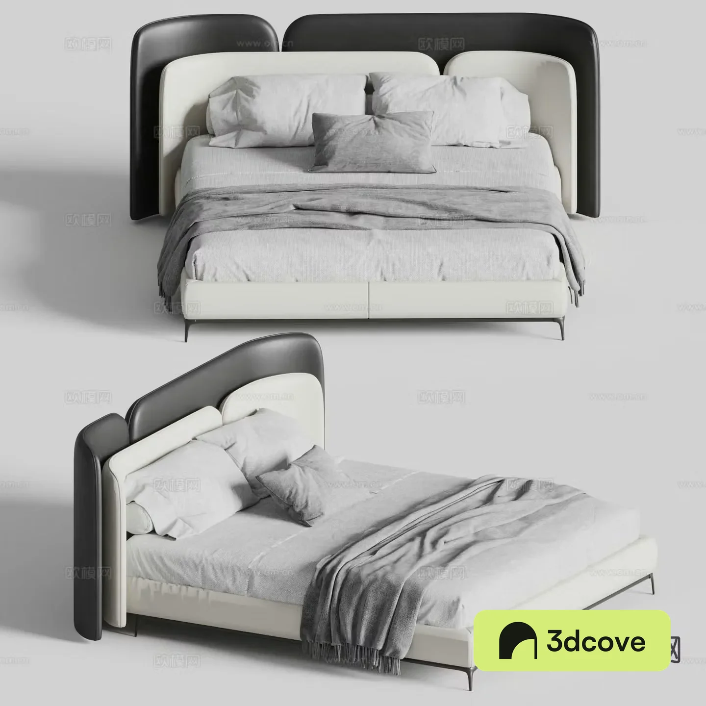 Folia Italian double bed