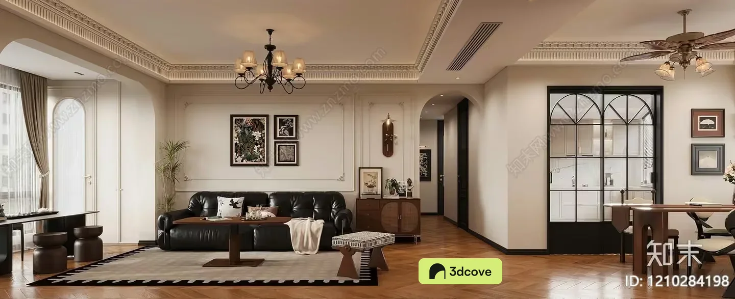 Black Leather Couch