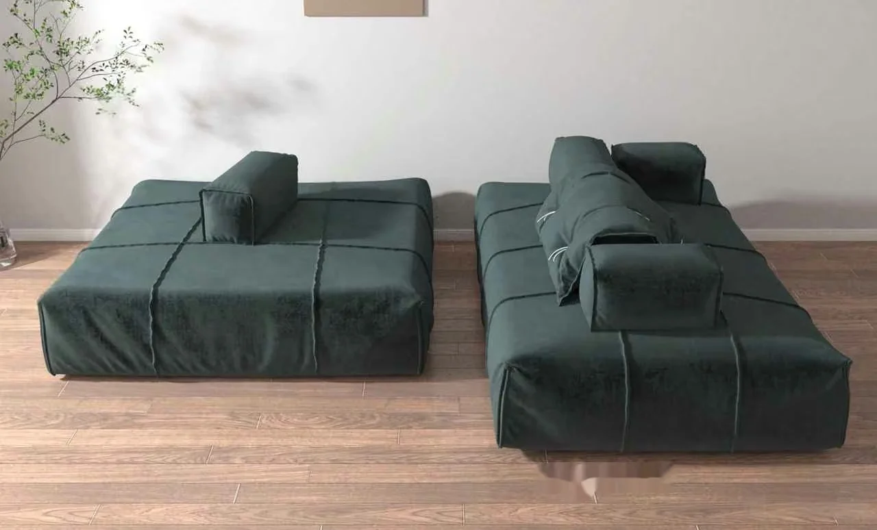 Modern Green Sofa 3D Model – 7450 – VRAY Render