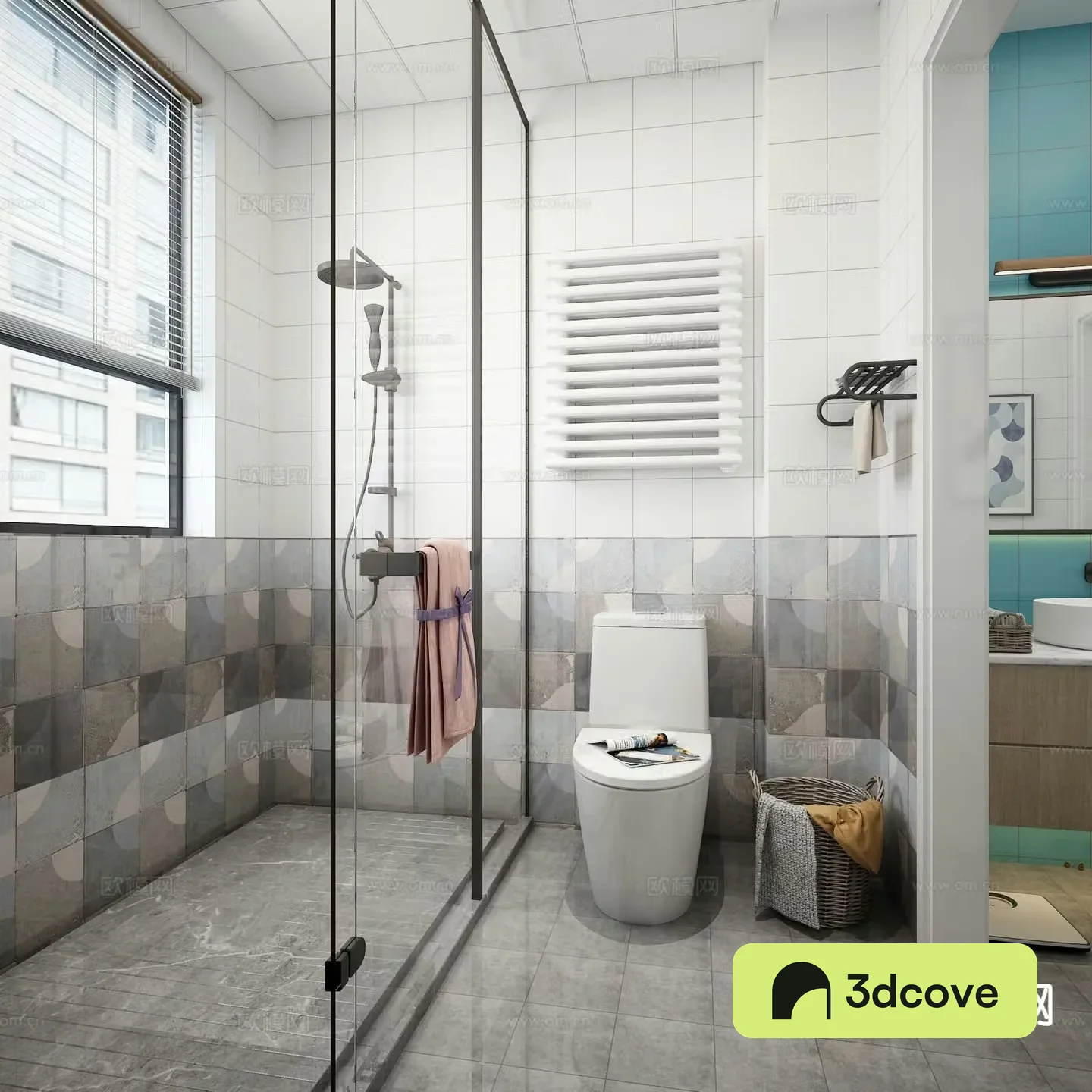 Nordic toilet bathroom toilet