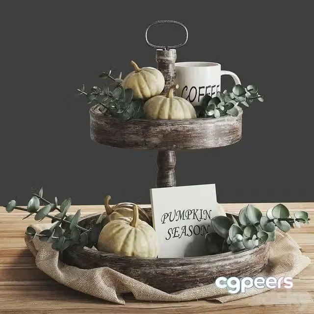 3ds Max Free – Pumpkins decor set
