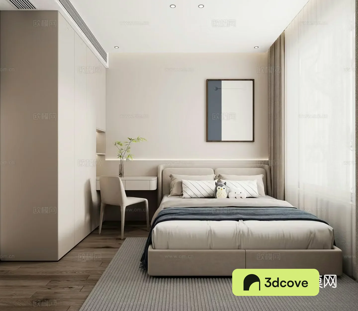 Modern bedroom