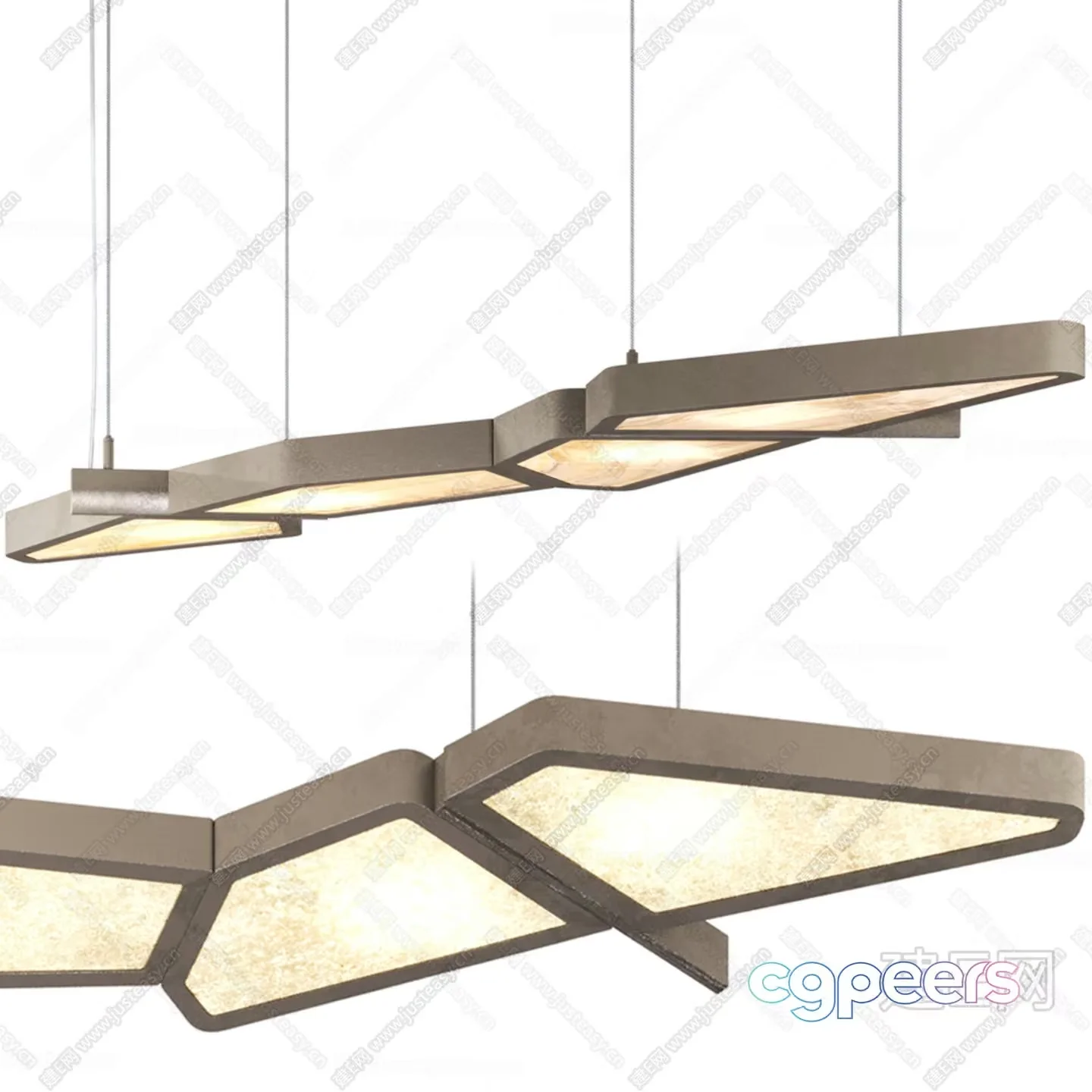 Modern Light Fixture 3D Model – 17256 – CORONA Render