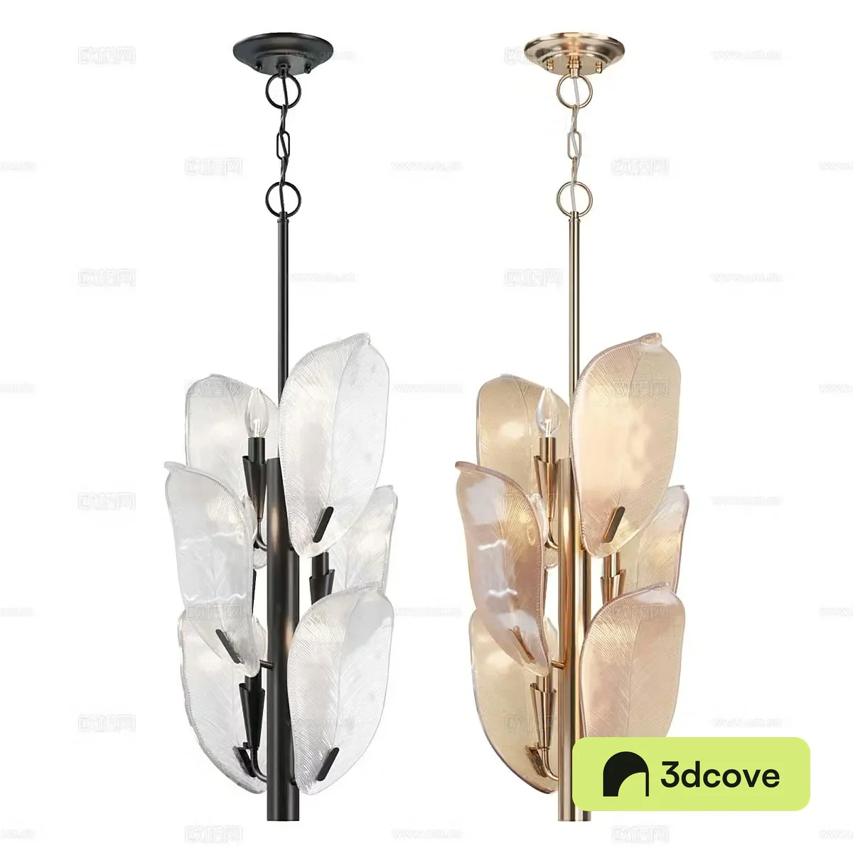 Modern simple chandeliers living room chandeliers dining chandeliers glass chandeliers