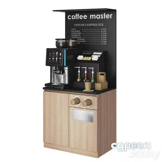 3ds Max Free – Vendor Coffee Point