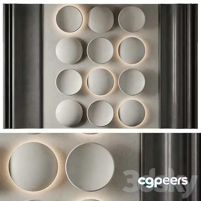 3ds Max Free – Circle Wall Panel