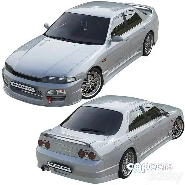 3ds Max Free – Nissan Skyline Hr33