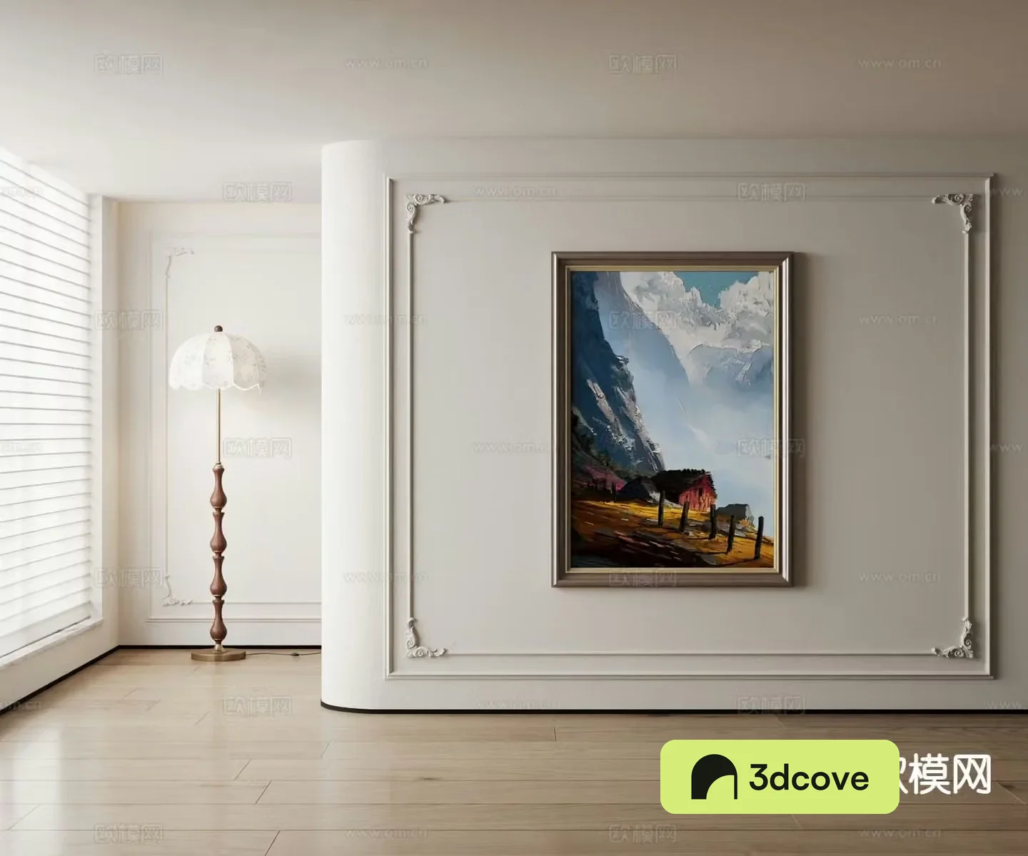 American oil painting landscape painting decorative painting