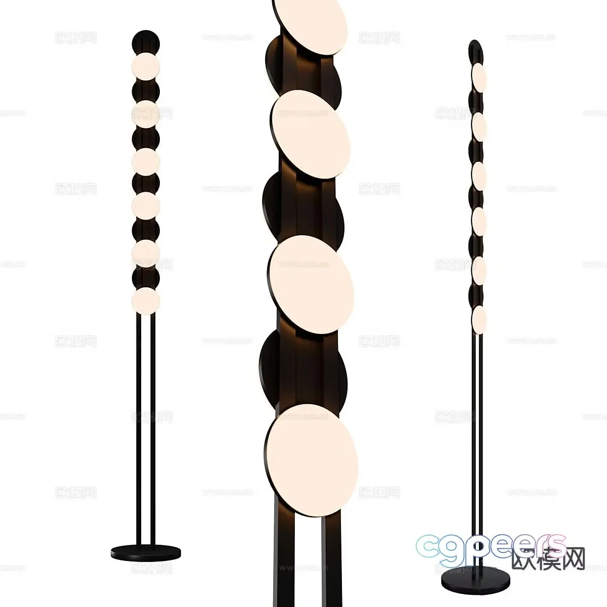 Modern minimalist floor lamp 3d model
