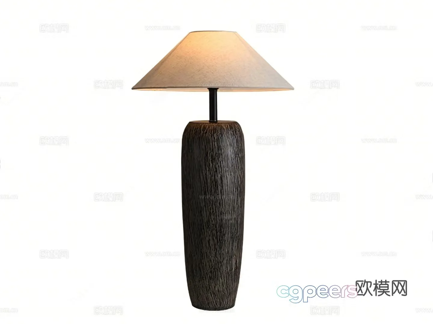 Waijijiji floor lamp B&B solid wood floor lamp B&B floor lamp 3D model