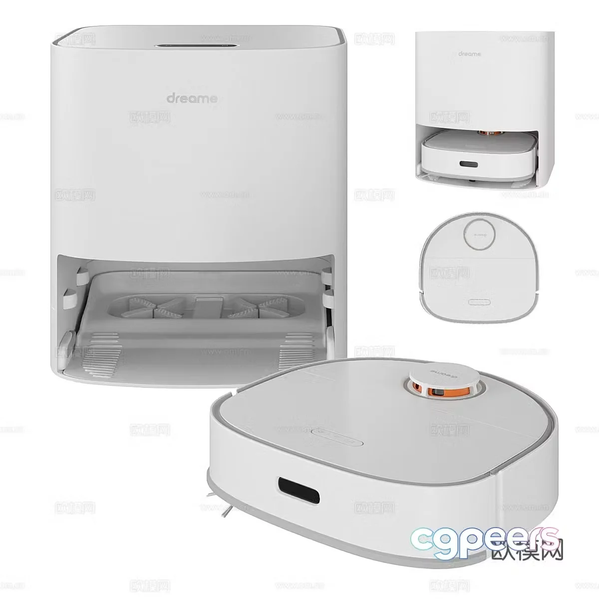 Xiaomi Dreame sweeping robot 3d model
