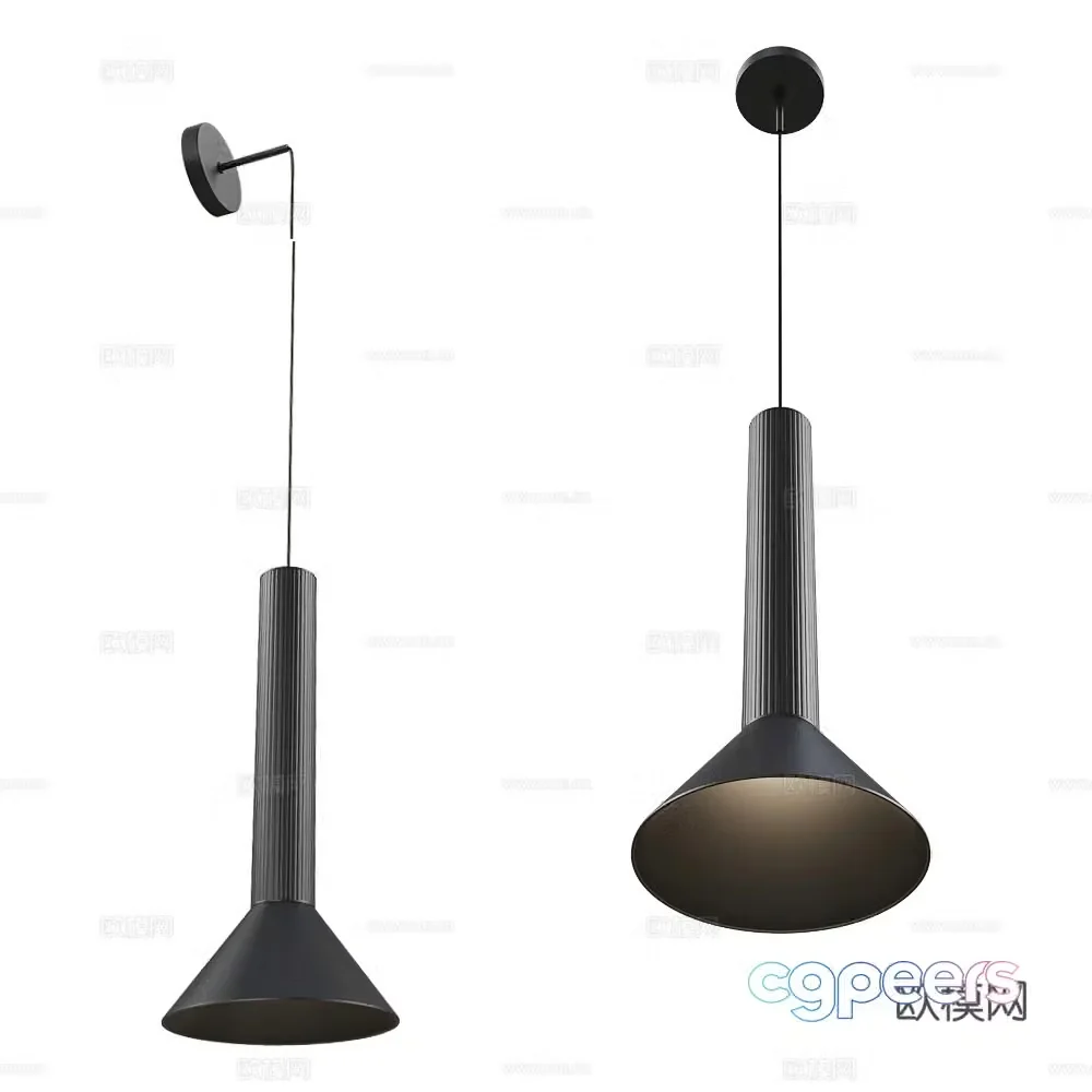 Stilfort chandelier black chandelier 3d model