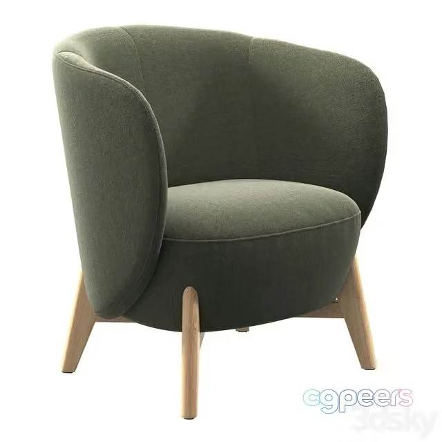 3ds Max Free – Armchair Lancy La Redoute