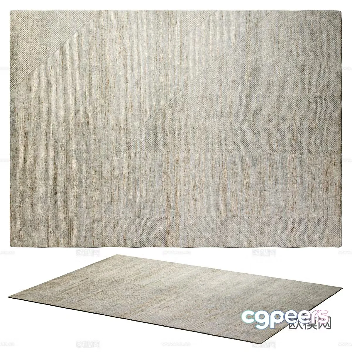 Modern carpet 3d model