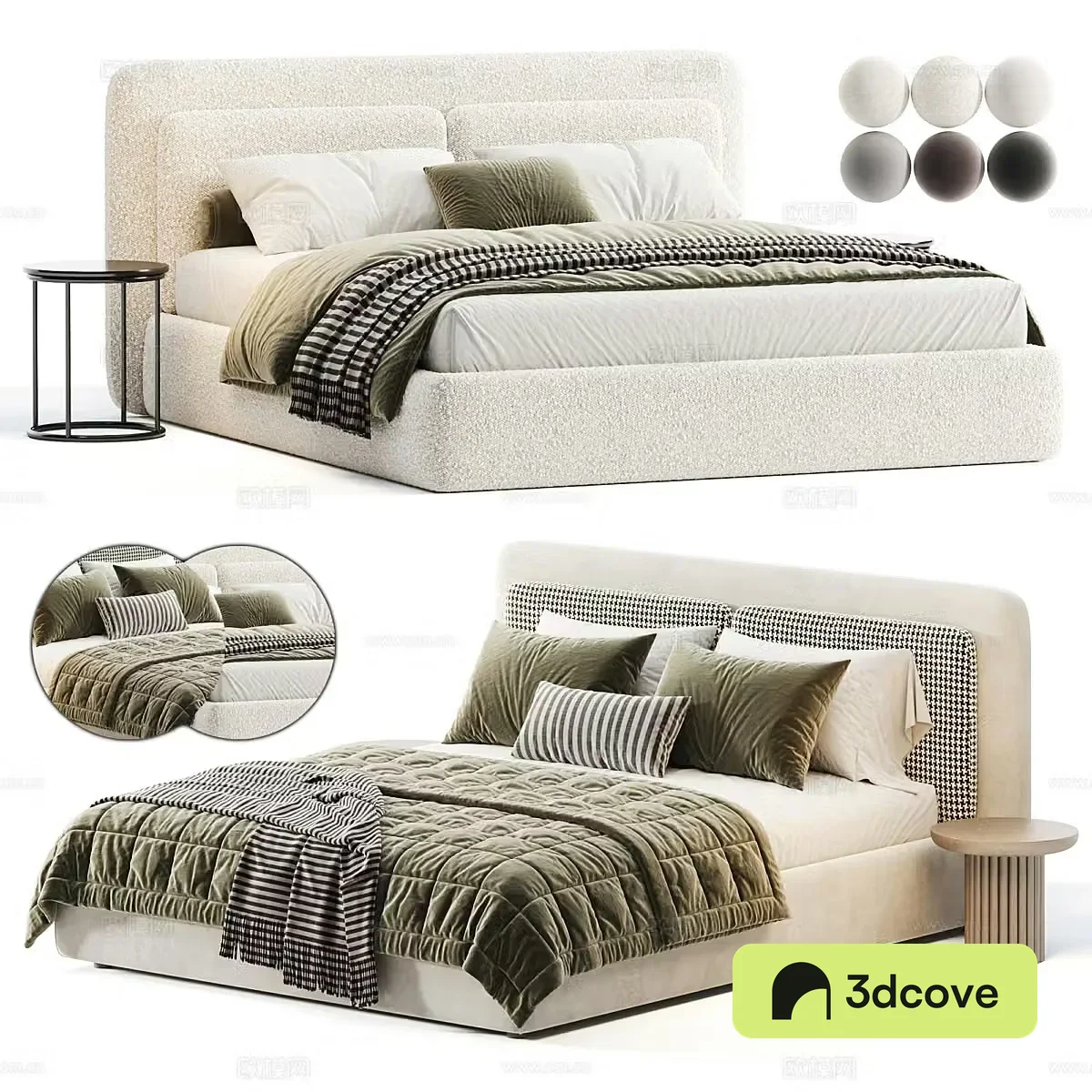 Italian Savona Double Bed
