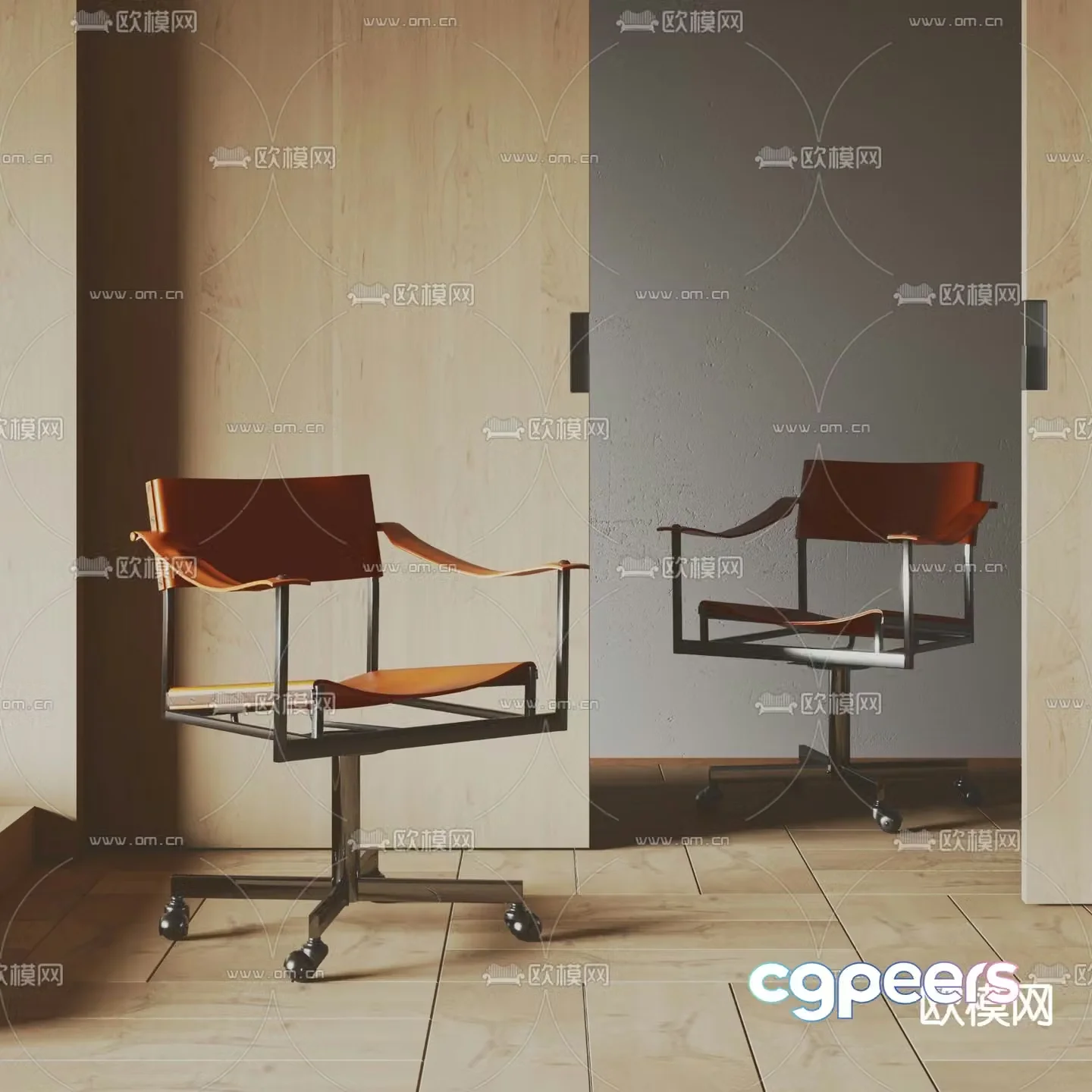 Office chair computer chair 3d model