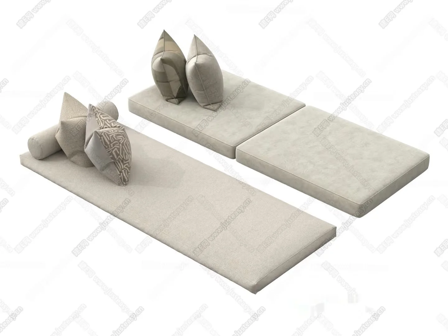 Modern Living Room 3D Model – 11821 – VRAY Render