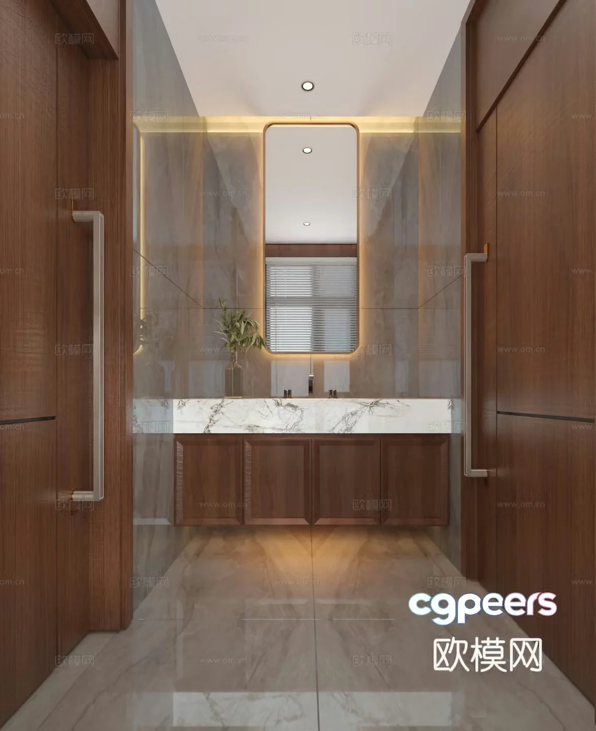 New Chinese bathroom 3D model