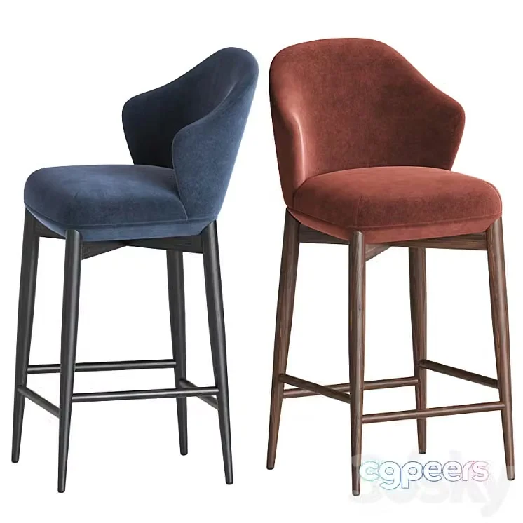 3ds Max Free – Praddy Banco Bar Chair