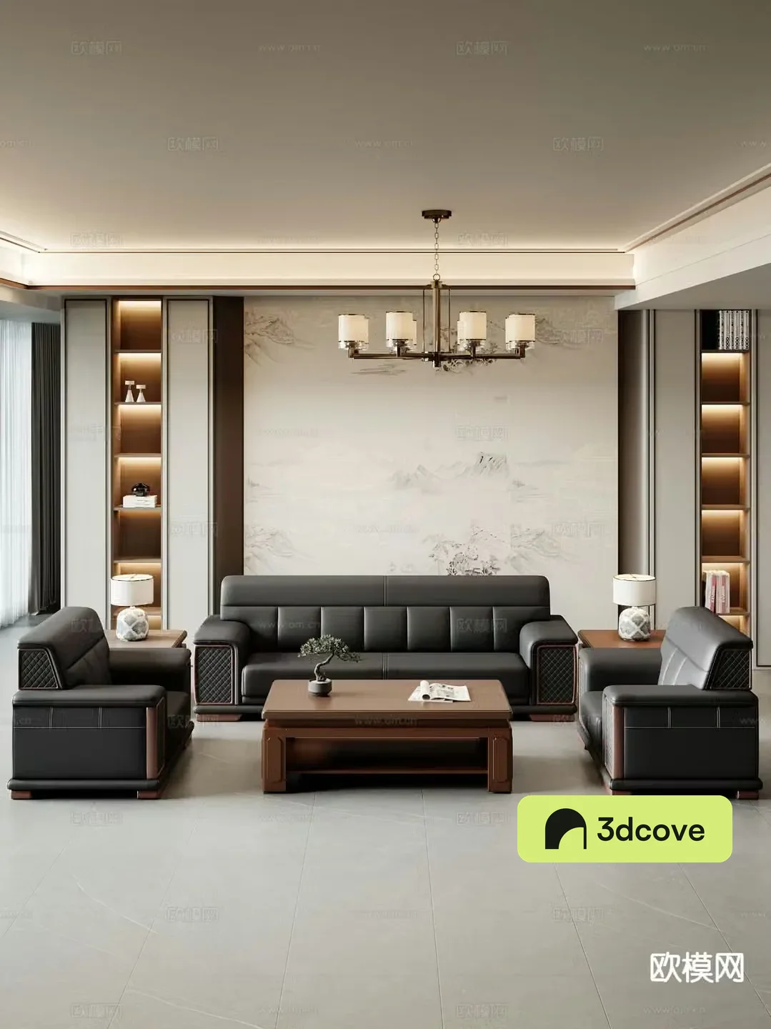 Chinese style office sofa modular sofa