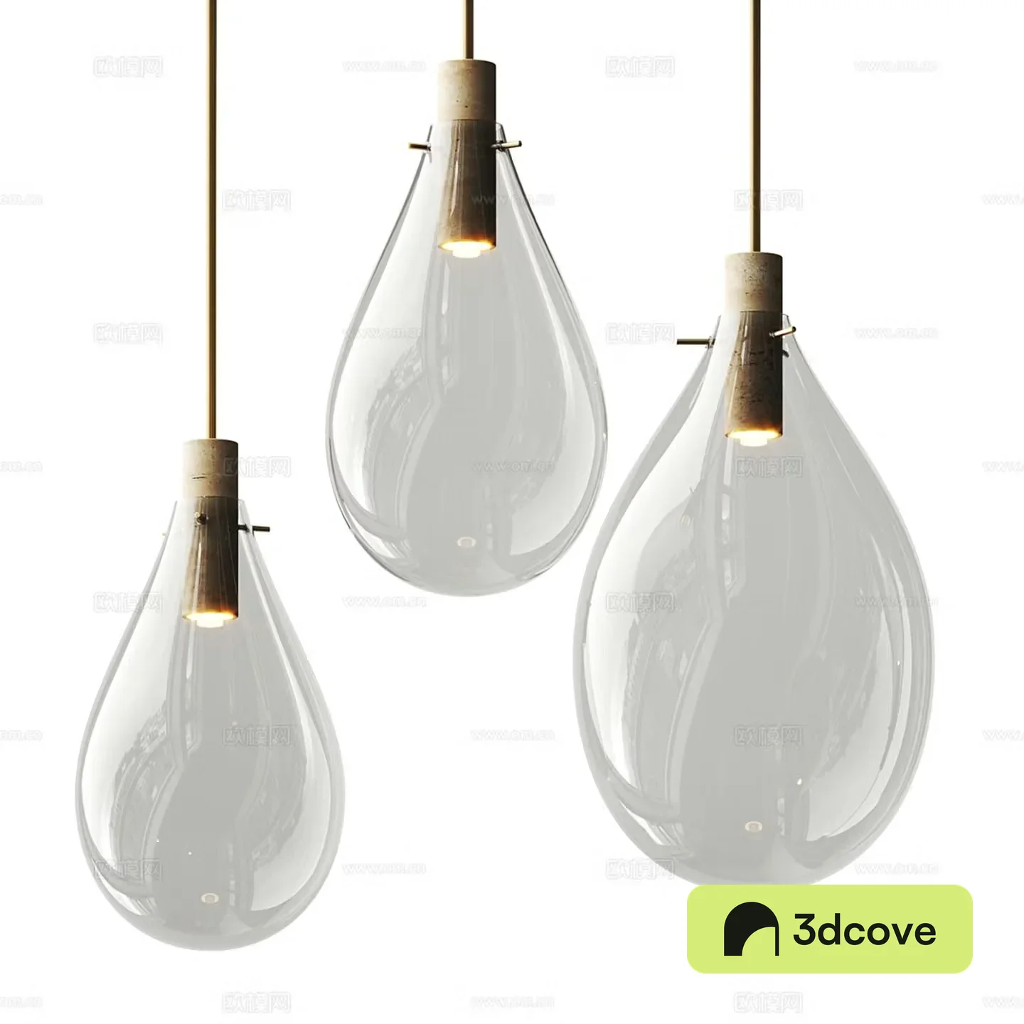CB2 Calandra glass chandelier art chandelier