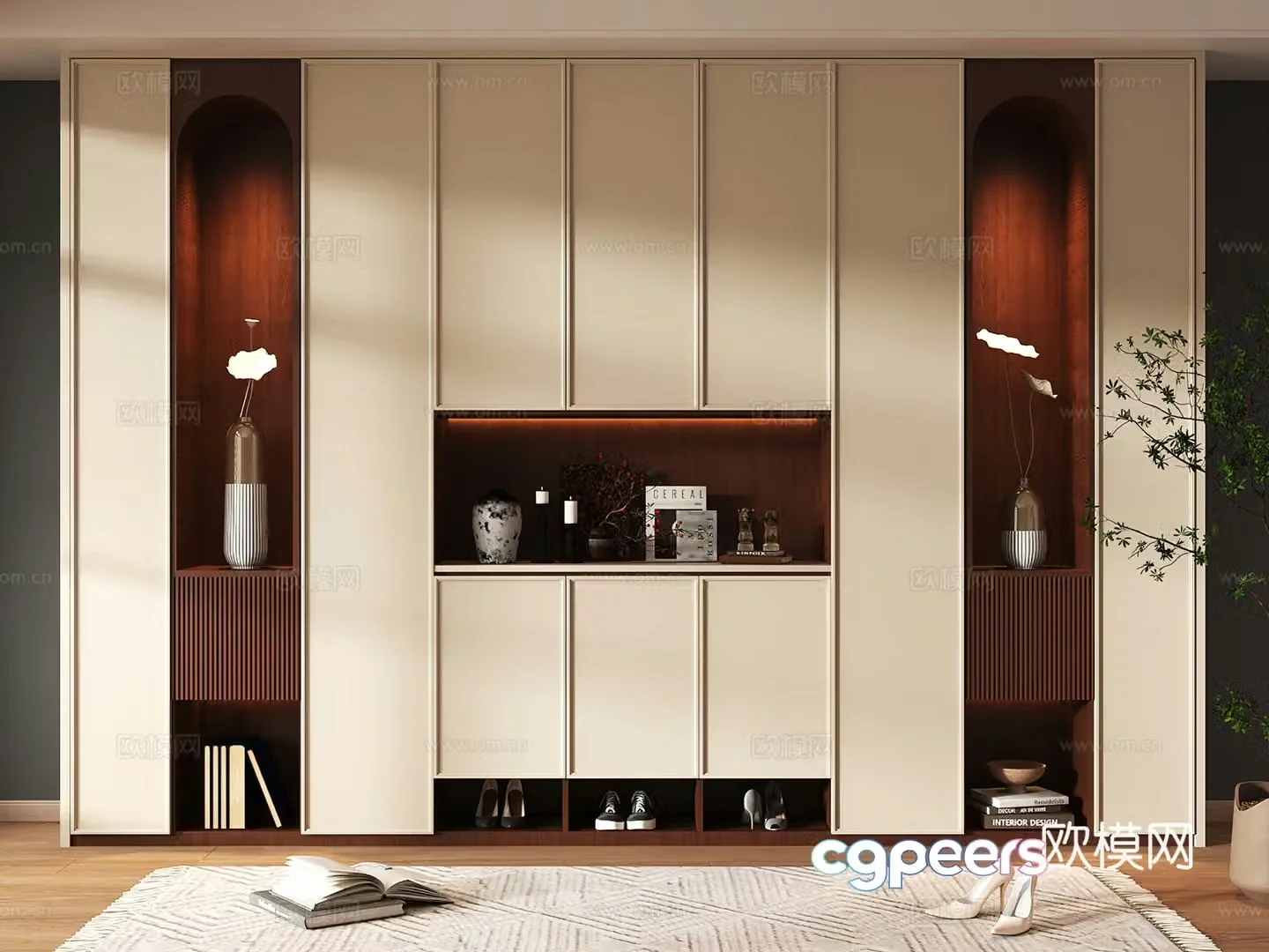 Shoe cabinet design shoe cabinet partition shoe cabinet porch shoe cabinet home shoe cabinet 3D model