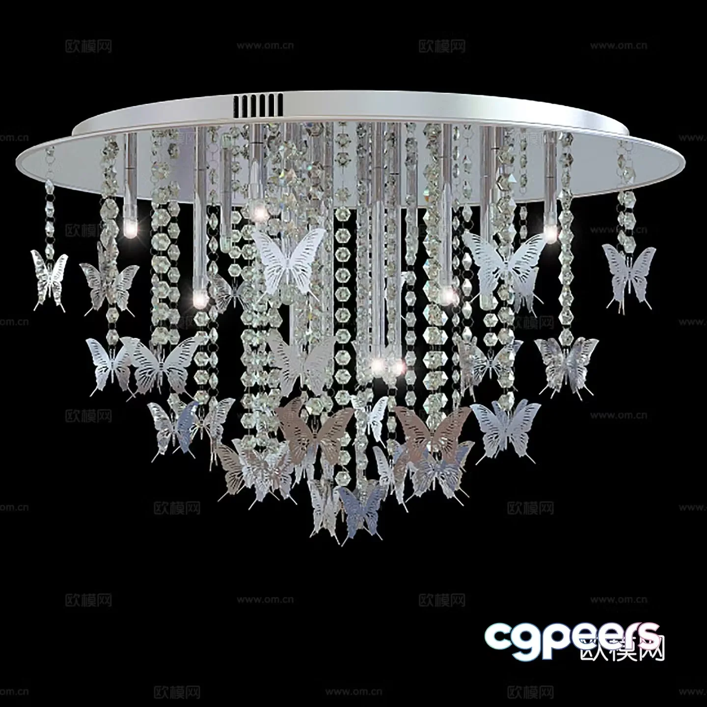 Modern Chandeliers Creative Chandeliers Crystal Chandeliers 3D Model