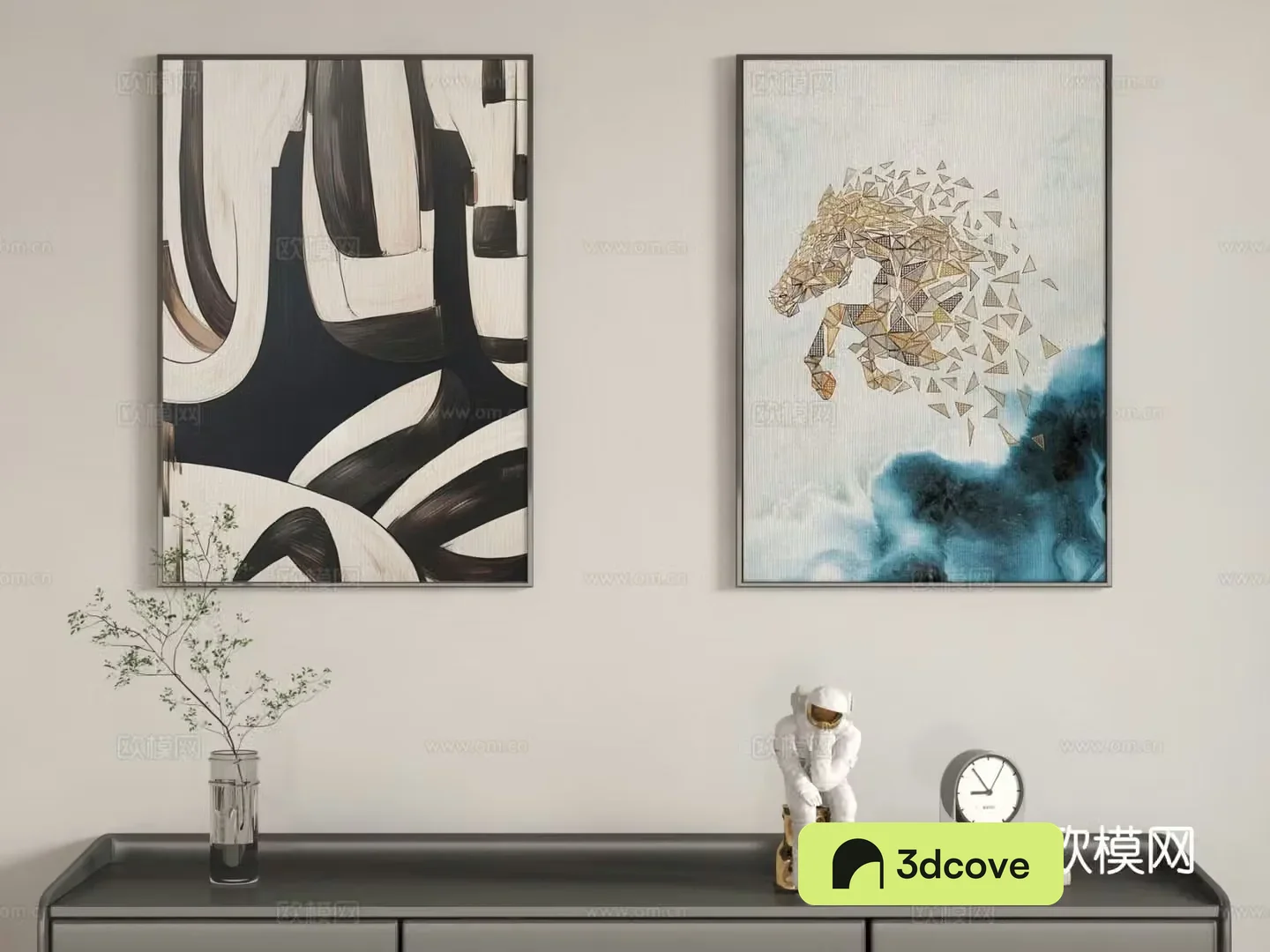 Light luxury decorative painting hanging painting