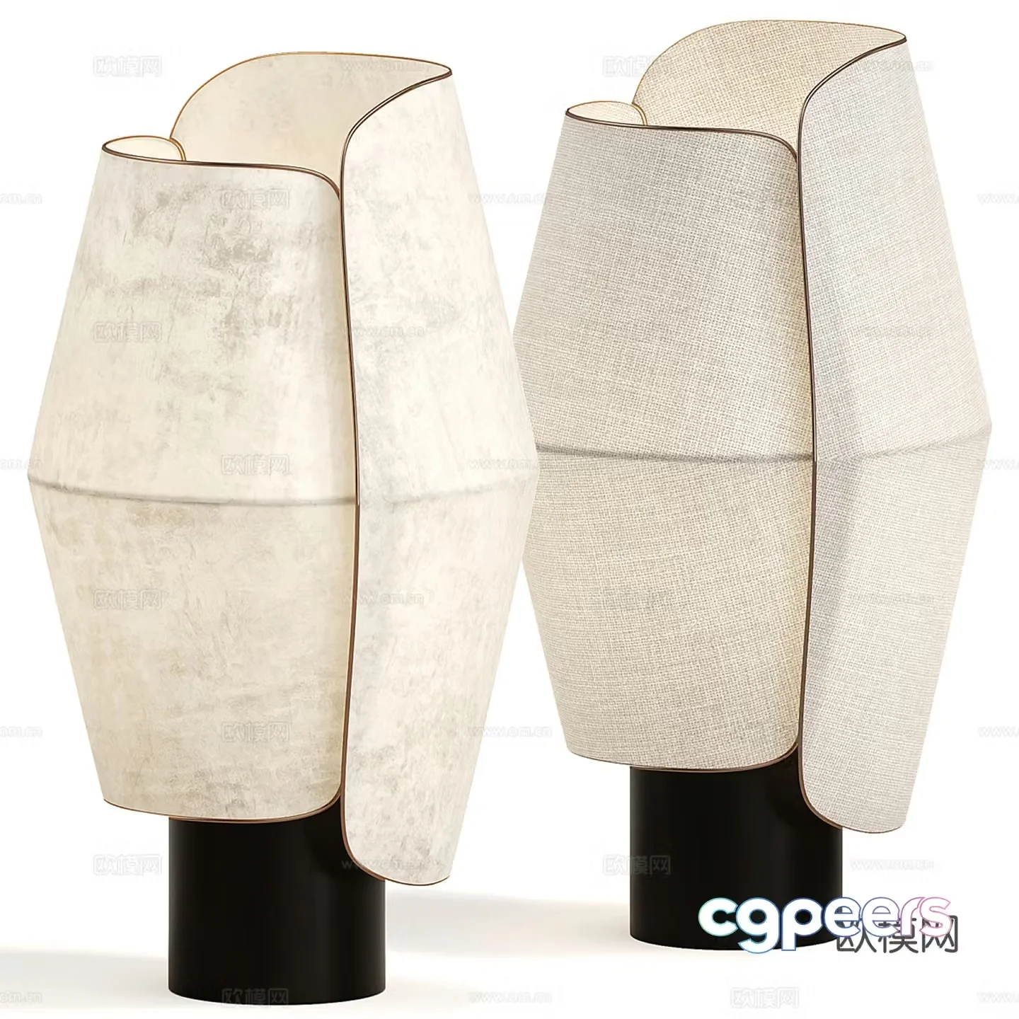 New Chinese desk lamp 3D model