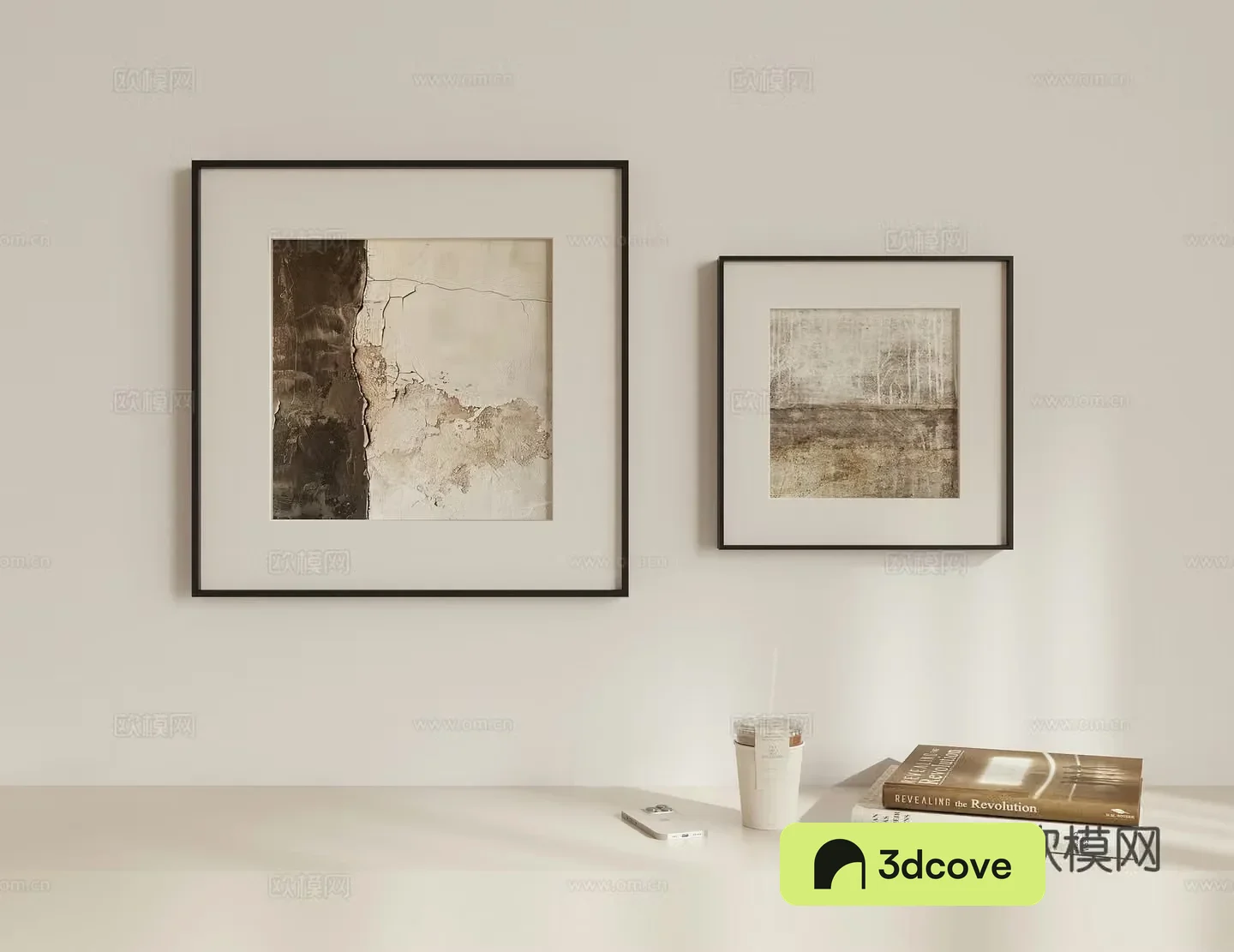 Combination hanging painting