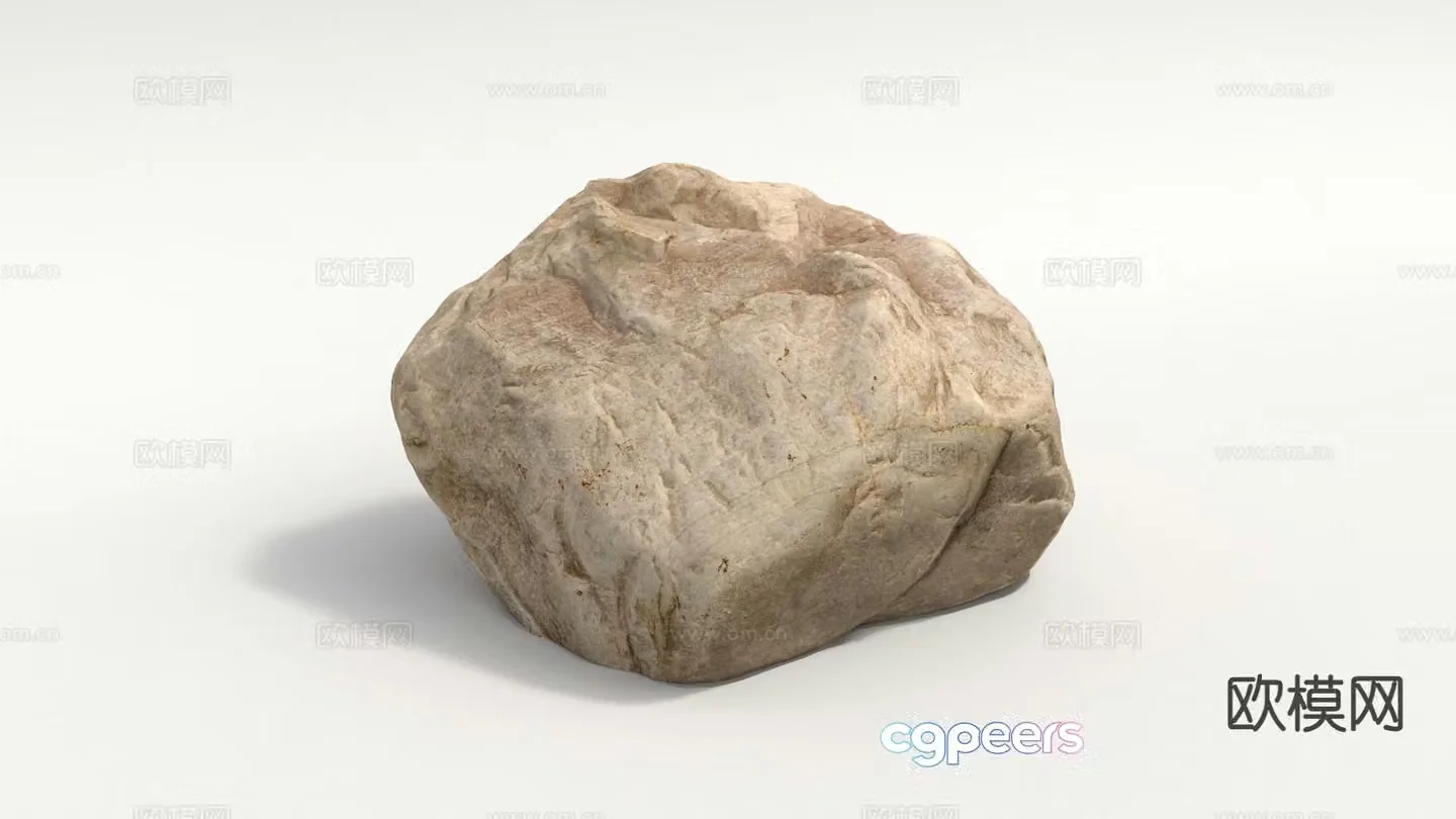 Landscape stone stone 3d model