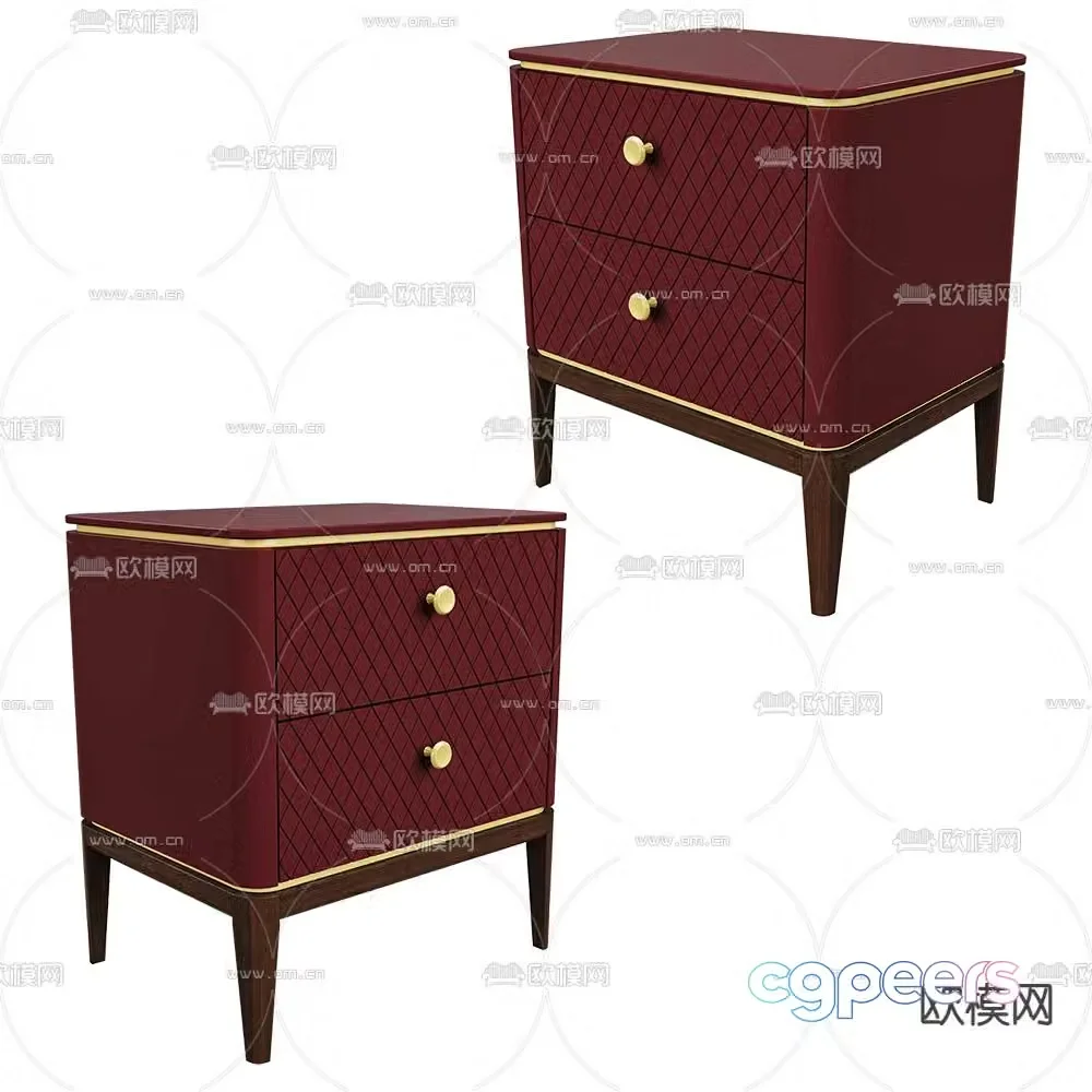 Mister bedside table 3d model