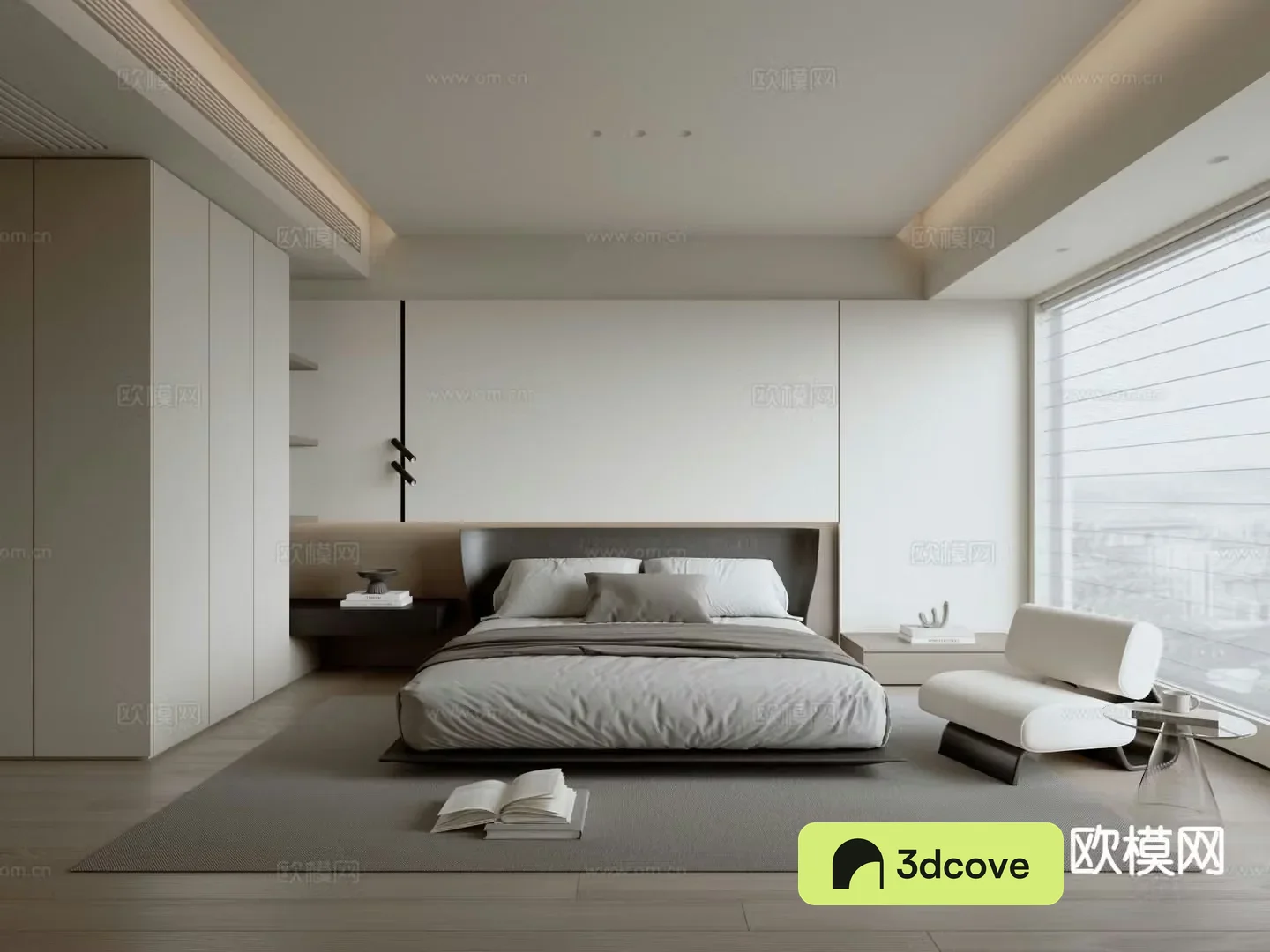 Minimalist bedroom master bedroom