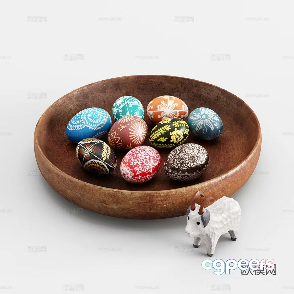 Easter egg 3d model