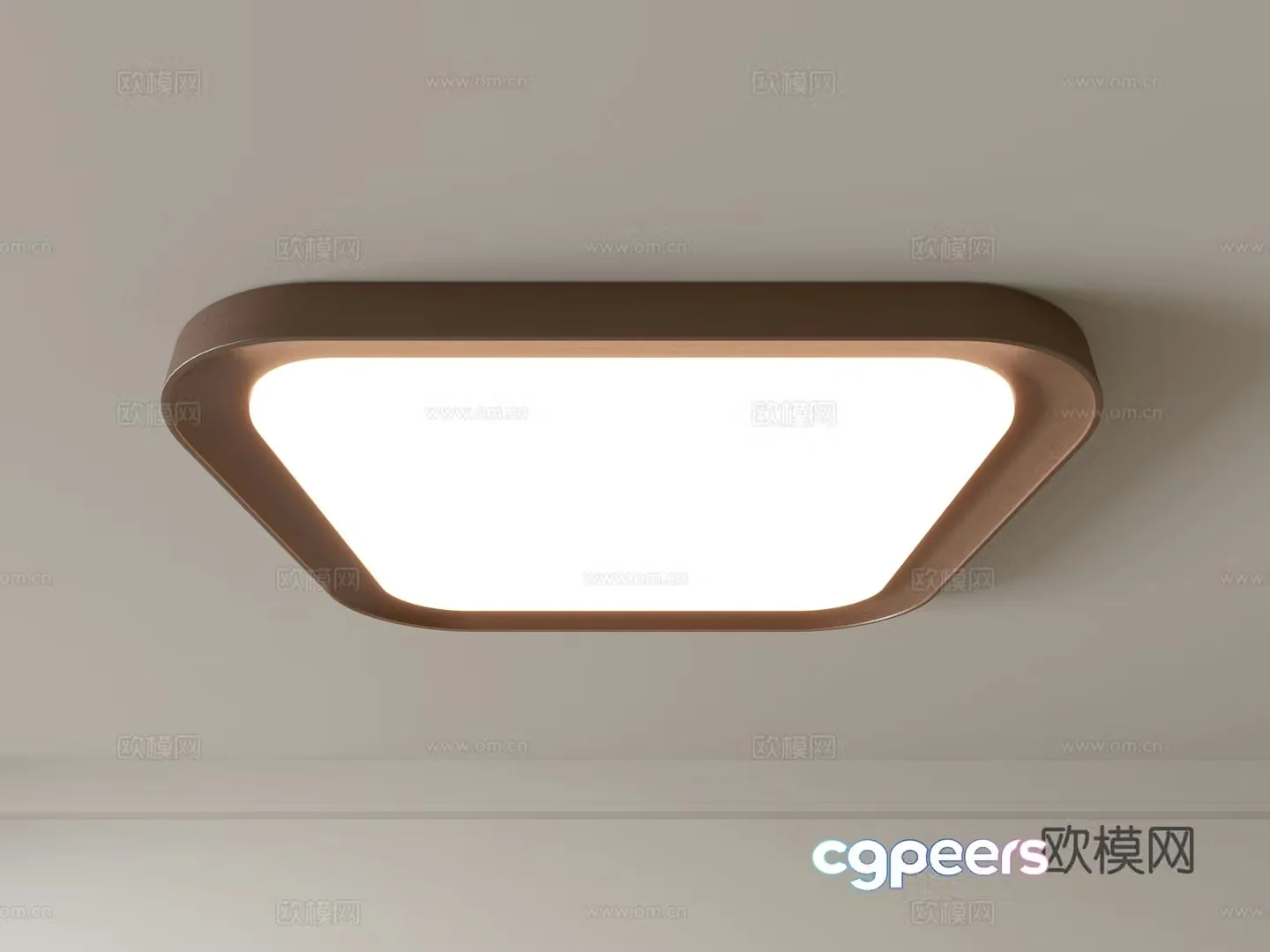 Modern ceiling lamp Geometric ceiling lamp Bedroom lamp Artistic shaped lamp Fashion living room lamp 3D model