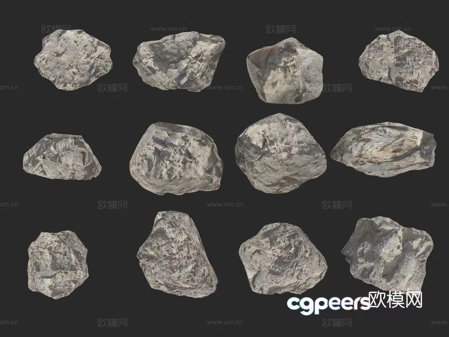 stone stone stone stone landscape stone 3d model