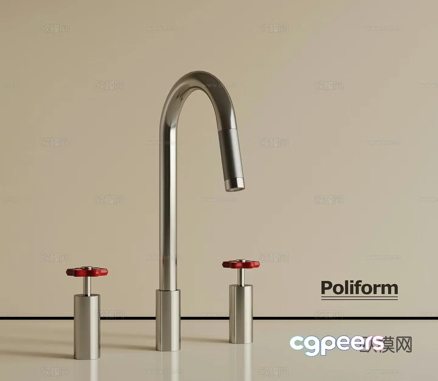 Faucet Metal faucet 3D model