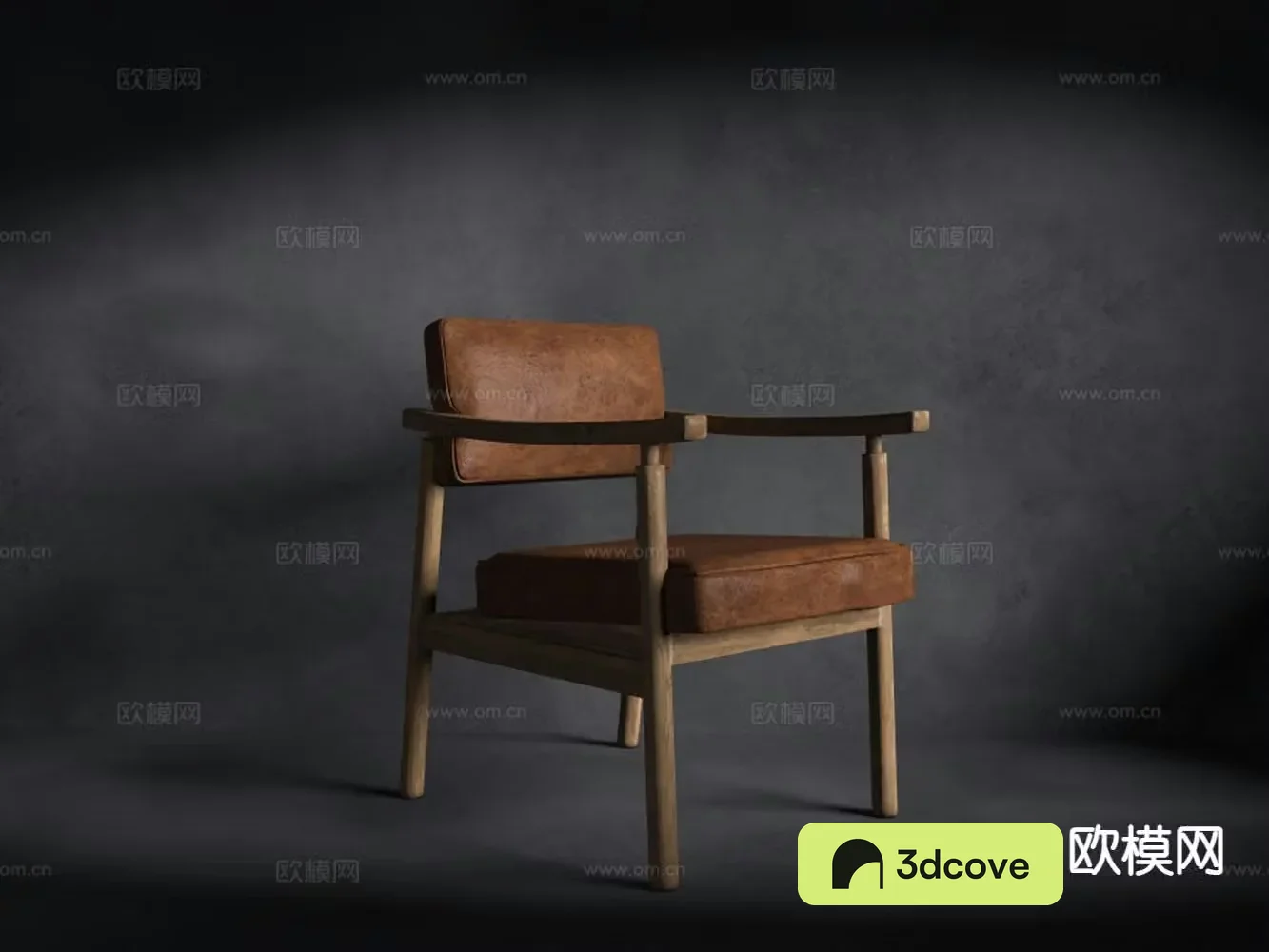 New Chinese style single chair solid wood chair tea chair leisure chair