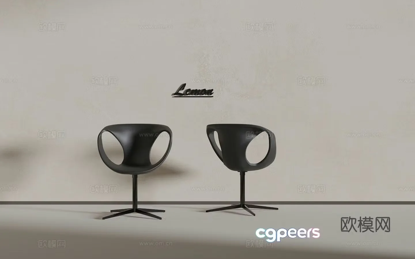 Barbershop chair 3d model