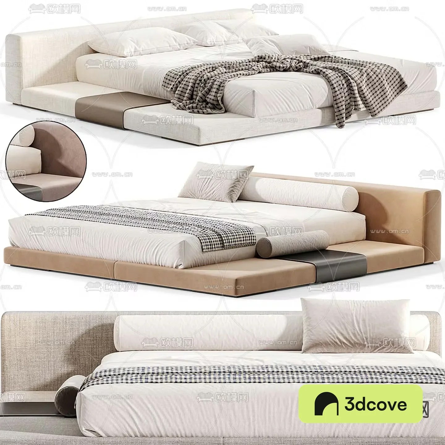 Monologuelondon modern double bed