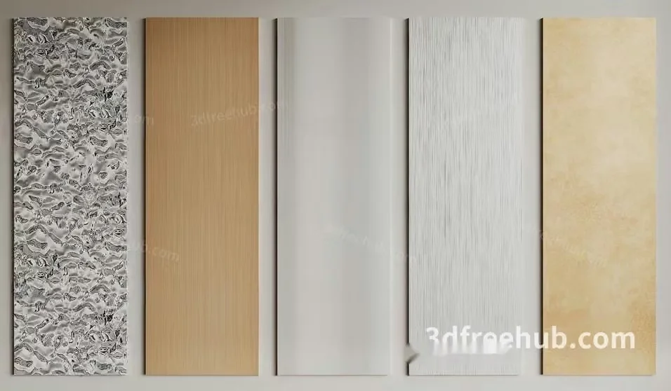 Wooden Wall Panels 3D Model – 22958 – VRAY Render