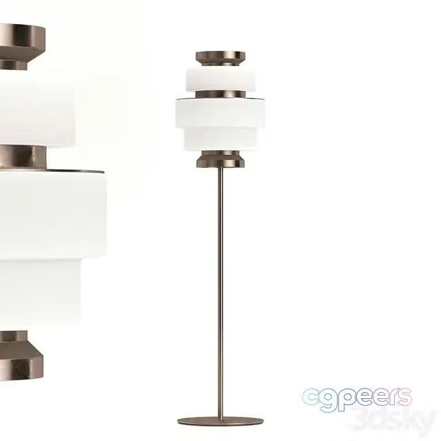 3ds Max Free – Kepi floor lamp