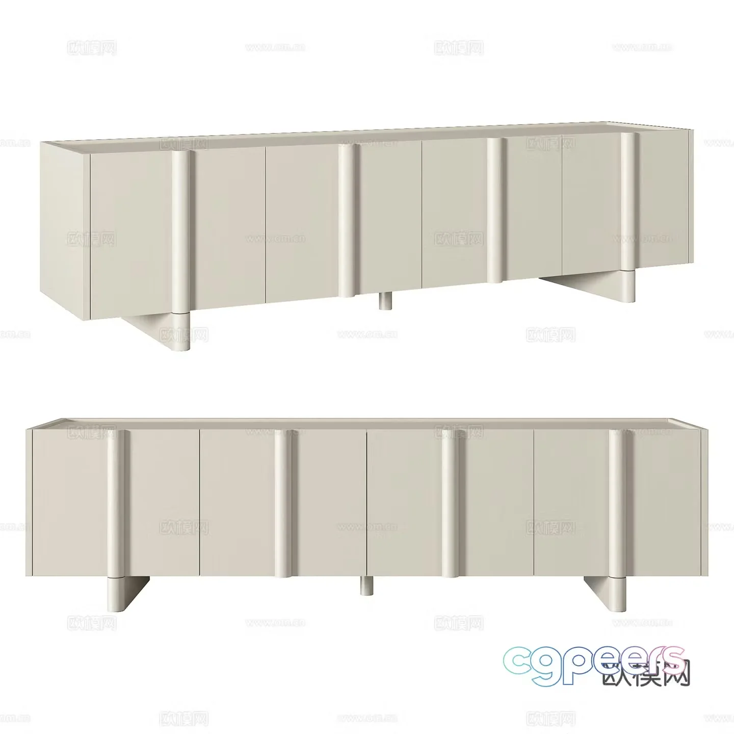 Modern TV cabinet 3d model