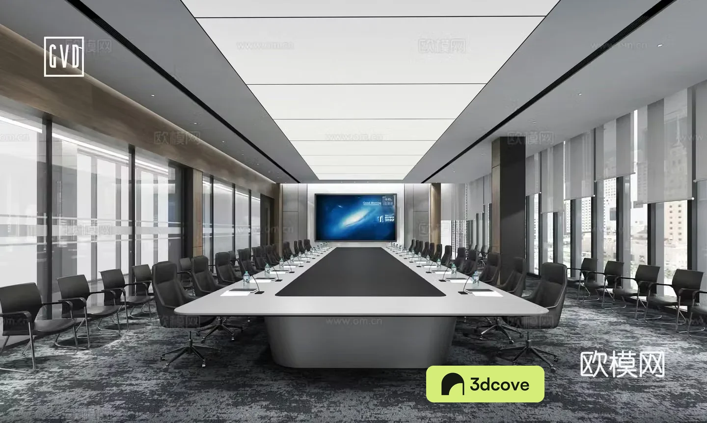 Workwear space Office space Modern conference room Technology conference room Large conference room Multiple people