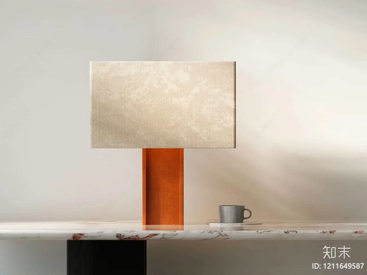 Modern Table Lamp 3D Model – 5055 – VRAY Render