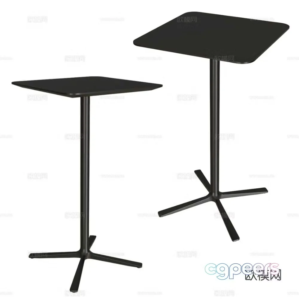 Prostoria modern corner table side table table table 3d model
