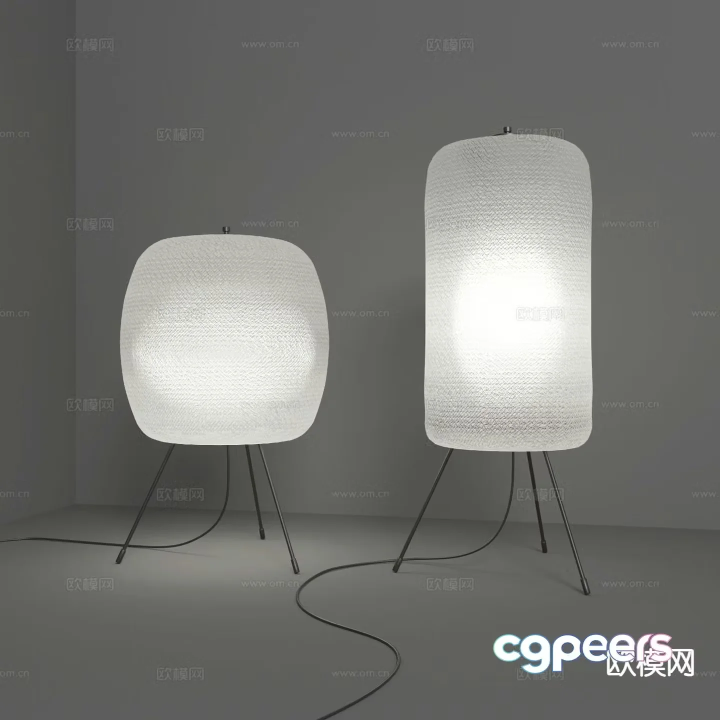 Modern floor lamp 3d model