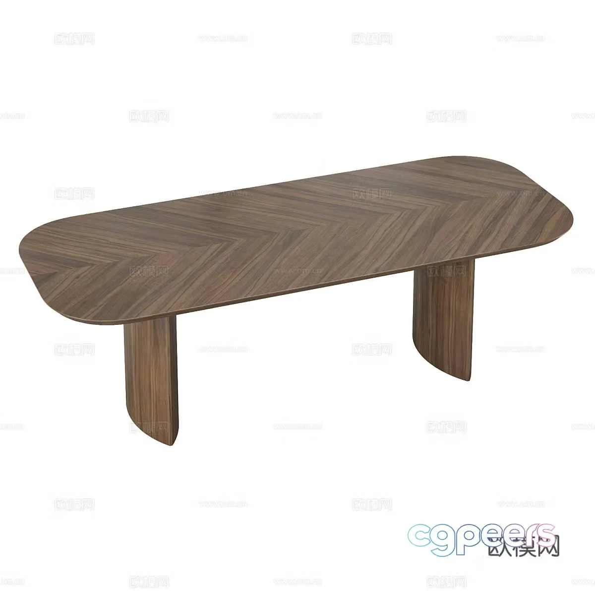 Nordic simple dining table dining table simple dining table table 3d model