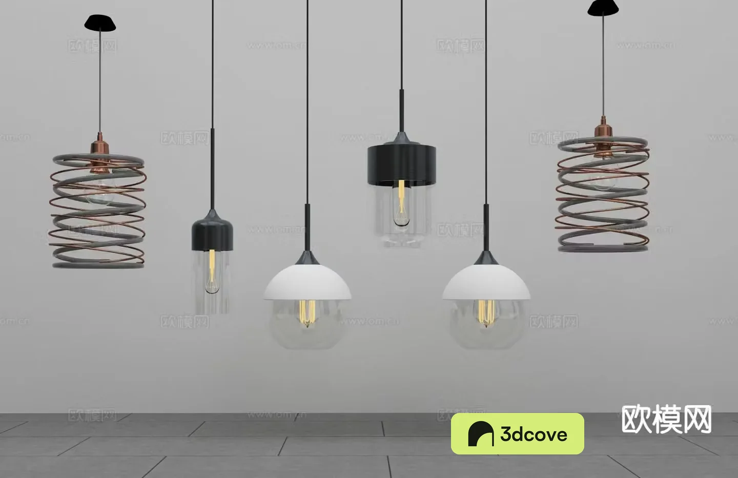 Modern chandelier