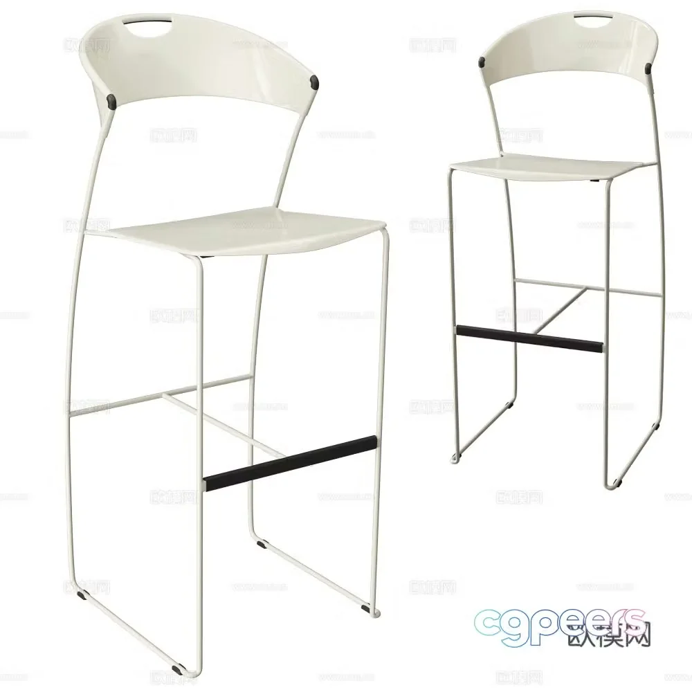 Baleri Italia Bar Chair 3D Model
